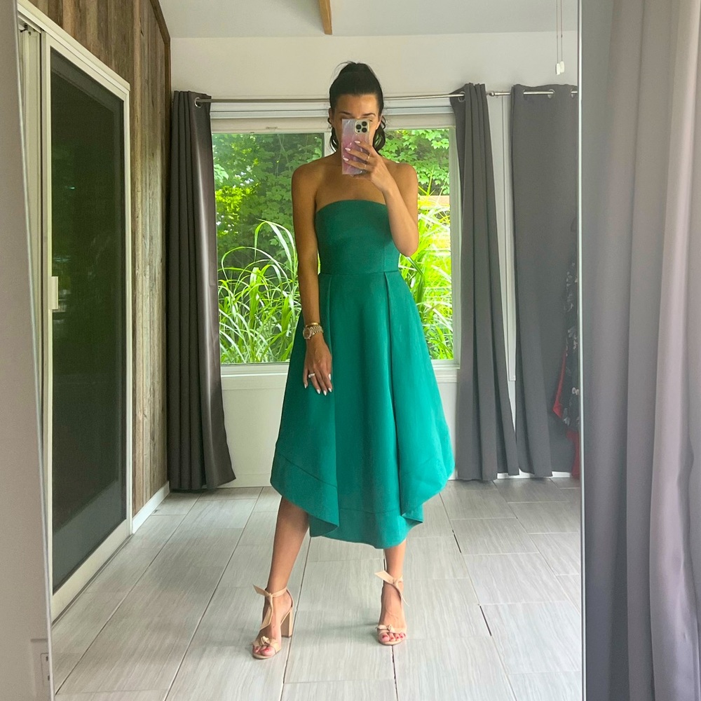 C/MEO collective - Making Waves Dress in Emerald.